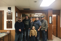 Members of International Chemical Workers, Union Local 1009, at the American Legion!  Thank you for your generous donation to help fund our annual American Legion Family Christmas Party.
